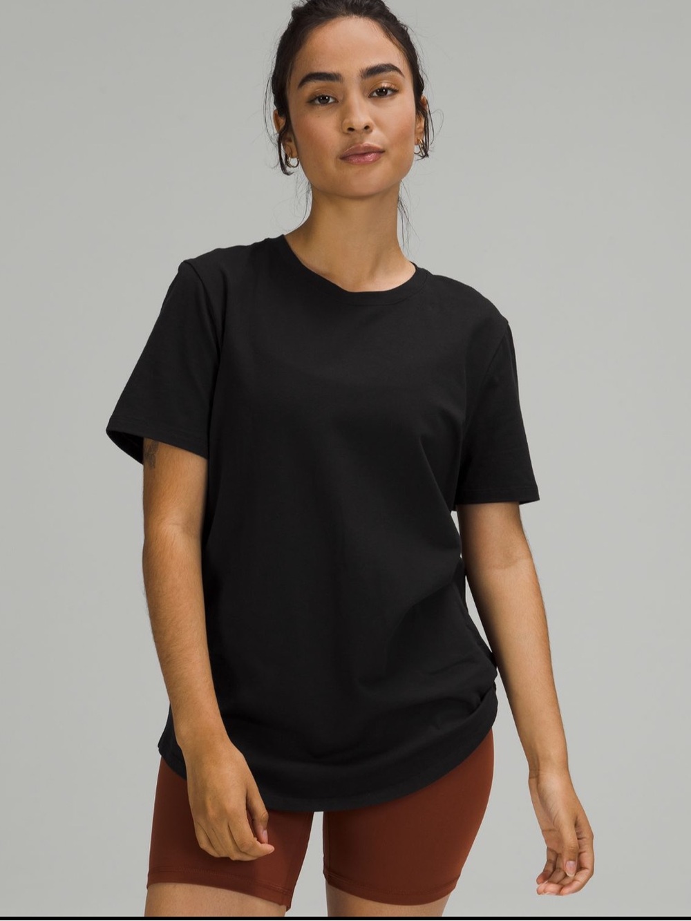 lululemon athletica Black Short Sleeve Love Crew Tee
